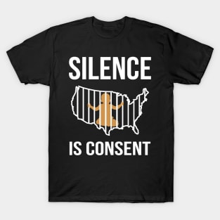 Silence is Consent Babies in Cages T-Shirt